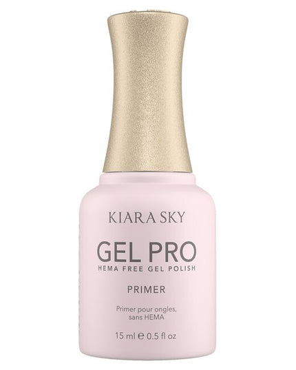 The Kiara Sky Gel Pro HEMA-Free Primer is your essential first step to long-lasting gel manicures. Specially formulated without HEMA or TPO, this acid-free primer is gentle on natural nails while providing maximum adhesion for gels, acrylics, and enhancements. It creates a tacky bonding layer that grips product securely to the nail, helping prevent lifting, chipping, and premature wear. Ideal for sensitive clients and professionals seeking a clean-label solution, this primer delivers salon-strength performa