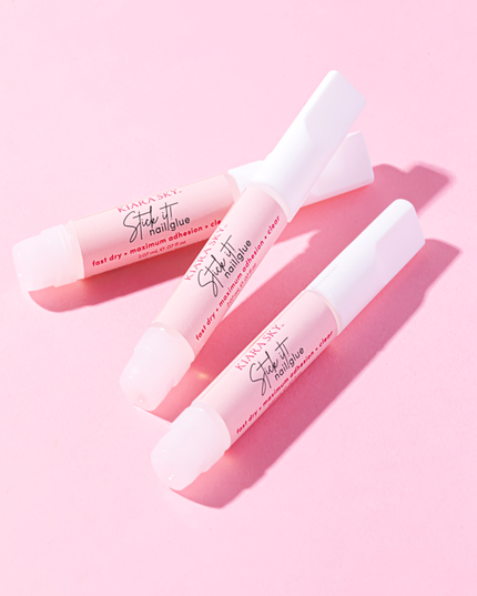 The Kiara Sky “Stick It” nail glue is the best nail glue you’ll ever try! Its fast-setting formula is the strongest on the market and it features a quick 3-second dry time allowing you to apply nail tips faster and with maximum adhesion!