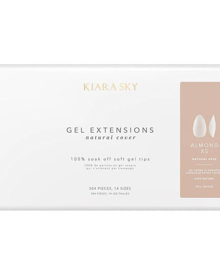 Introducing the next evolution in nail technology, Kiara Sky Natural Cover Gel Extensions. Crafted from our ultra-light soft gel and infused with a proprietary milky tint, these natural cover tips deliver seamless coverage that blurs imperfections and eliminates the line between the natural nail and the extension. 