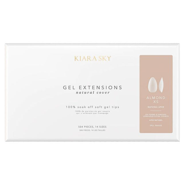 Introducing the next evolution in nail technology, Kiara Sky Natural Cover Gel Extensions. Crafted from our ultra-light soft gel and infused with a proprietary milky tint, these natural cover tips deliver seamless coverage that blurs imperfections and eliminates the line between the natural nail and the extension. 