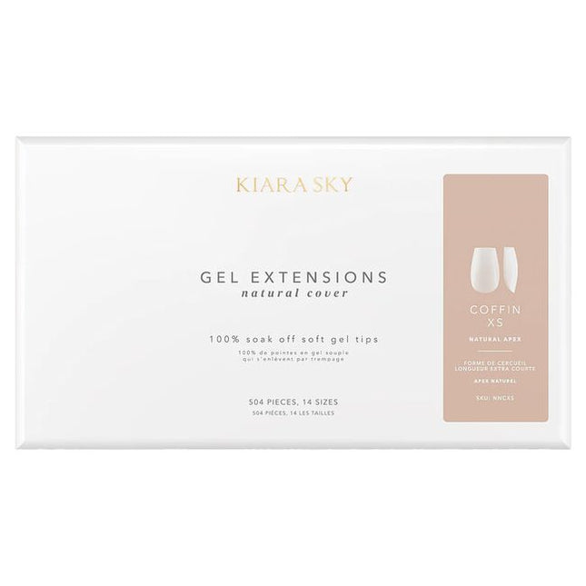 Introducing the next evolution in nail technology, Kiara Sky Natural Cover Gel Extensions. Crafted from our ultra-light soft gel and infused with a proprietary milky tint, these natural cover tips deliver seamless coverage that blurs imperfections and eliminates the line between the natural nail and the extension. 