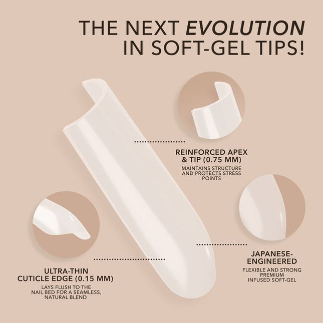 Introducing the next evolution in nail technology, Kiara Sky Natural Cover Gel Extensions. Crafted from our ultra-light soft gel and infused with a proprietary milky tint, these natural cover tips deliver seamless coverage that blurs imperfections and eliminates the line between the natural nail and the extension. 