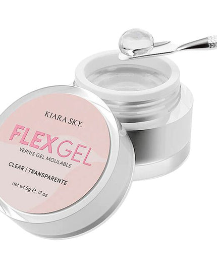 Flex Gel is a versatile, moldable gel designed to elevate nail artistry. Ideal for 3D art, carving, molding, and rhinestone application, as well as seamless gel extensions, its pliable consistency gives nail technicians more control and time to refine designs before curing.