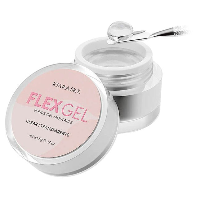 Flex Gel is a versatile, moldable gel designed to elevate nail artistry. Ideal for 3D art, carving, molding, and rhinestone application, as well as seamless gel extensions, its pliable consistency gives nail technicians more control and time to refine designs before curing.