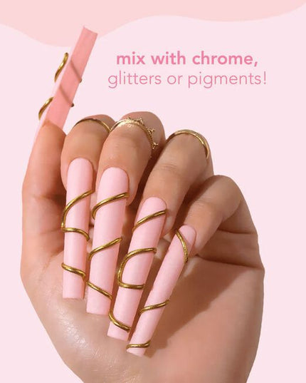 Flex Gel is a versatile, moldable gel designed to elevate nail artistry. Ideal for 3D art, carving, molding, and rhinestone application, as well as seamless gel extensions, its pliable consistency gives nail technicians more control and time to refine designs before curing.