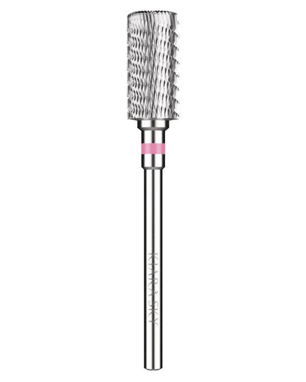 The Safety Removal Bit Medium Grit is a precision drill bit engineered for safe, efficient acrylic removal. Its X-cut and zirconium-coated carbide construction allow you to remove acrylic quickly while minimizing heat. Designed to protect skin contact and reduce risk, this bit delivers both safety and performance—ideal for busy nail techs who need control without sacrificing client comfort.