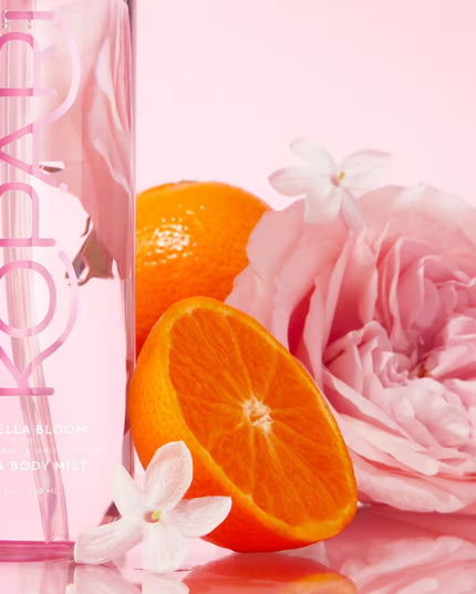 Bright and blissful, enjoy that sweet summer feeling when the world is blossoming all around you with Kopari Beauty's Marbella Bloom Hair &amp; Body Mist. This fresh and floral hair &amp; body fragrance is a vibrant blend of neroli and bergamot, with a touch of cardamom and vetiver.