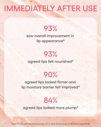 An intensive lip treatment packed with collagen, ceramides, and hyaluronic acid to visibly firm, plump, and provides lasting hydration.