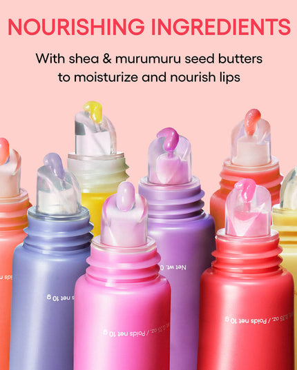 A lightweight, moisture-rich lip balm powered by Korean skincare. Enriched with Shea and Murumuru Seed butters for nourishing, on-the-go hydration and a glossy finish.