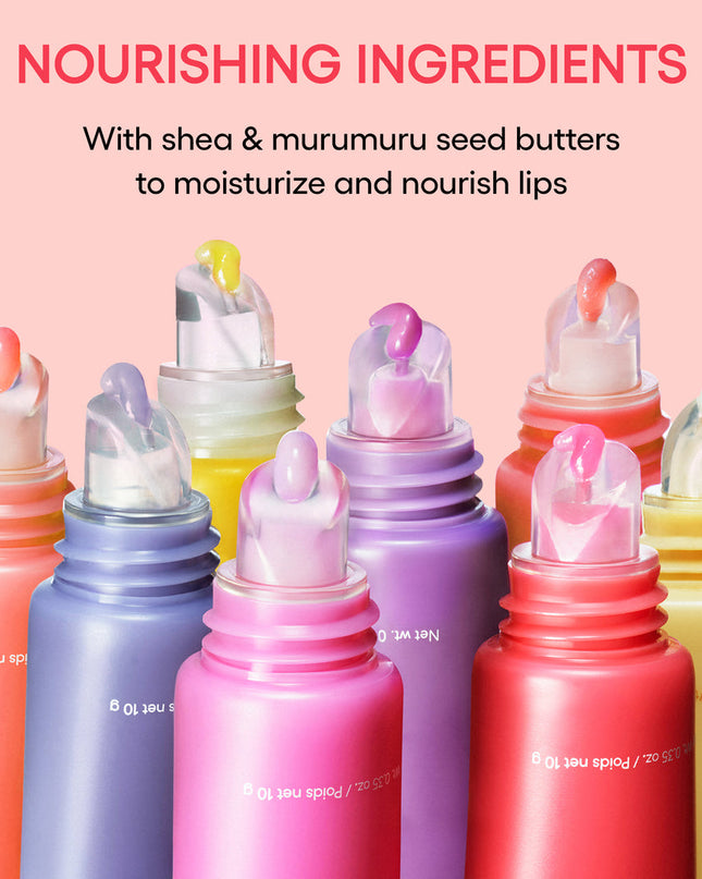 A lightweight, moisture-rich lip balm powered by Korean skincare. Enriched with Shea and Murumuru Seed butters for nourishing, on-the-go hydration and a glossy finish.
