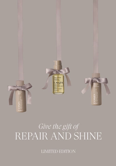 Give the gift of repair and shine. Keratin Healing Oil mini kit reverses damage and repairs stressed strands from the inside out with a luxurious, proprietary blend of four wildcrafted botanical oils. Revitalizes hair’s health and shine while delivering powerful results to every hair type.