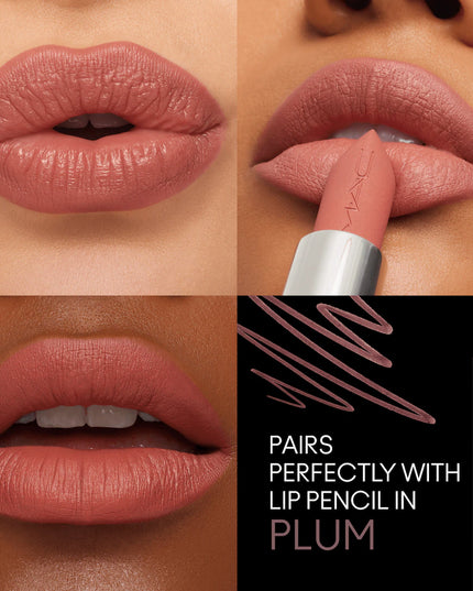 A silky matte lipstick that delivers 12 hours of full-coverage colour and eight hours of moisture.