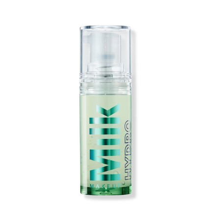 Milk Makeup's 13x award-winning Hydro Grip Primer is a 12-hour gel makeup primer that hydrates with hyaluronic acid and niacinamide for a dewy finish.