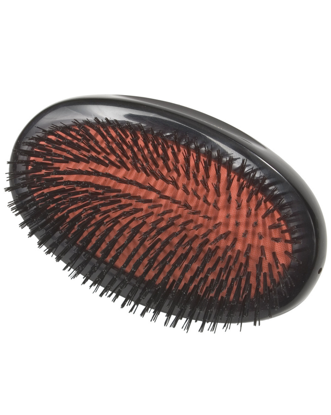 Extra Stiff All Bristle Military Style Hair Brush