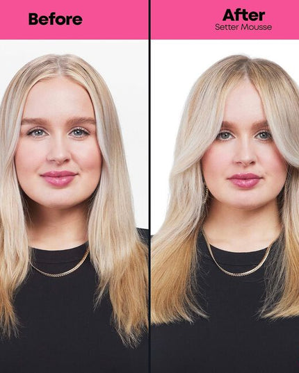 A weightless foam for volumizing lift, and shine that provides moveable, texturizing hold with lasting style memory.
