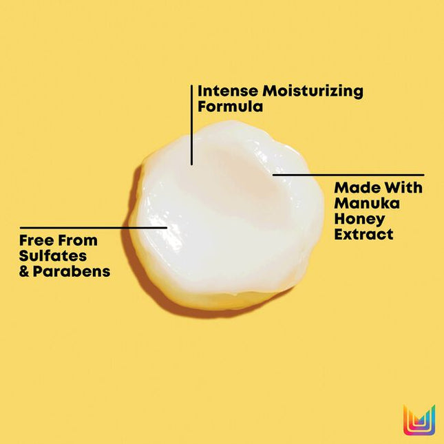A Curl Can Dream Rich Mask is a deep hydrating hair mask that preserves the pattern of curls and coils. It is infused with Manuka honey extract, which acts as a natural humectant and adds moisture to hair, and is free of silicones, sulfates, parabens, mineral oil, petrolatum and paraffins.