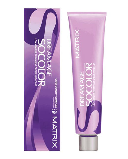 Matrix SoColor Dream.Age provides modern, multi-reflective tones for 50 - 100% white hair coverage. It’s made with a low ammonia base and the NEW Cera-Density Complex which reinforces hair and restores body, suppleness and shine by improving the hair’s surface quality. It’s also formulated with optical undertones and light-reflective pigments to enhance skin tone and eye color.