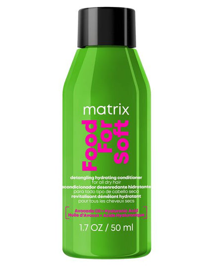 Detangling Hydrating Conditioner, infused with avocado oil hyaluronic acid, replenishes hydration in dry brittle hair.