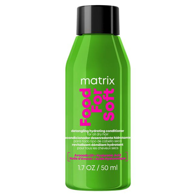 Detangling Hydrating Conditioner, infused with avocado oil hyaluronic acid, replenishes hydration in dry brittle hair.
