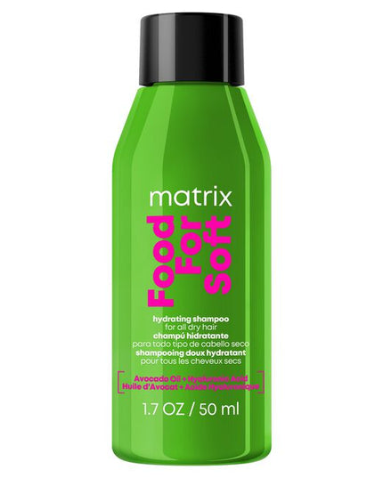 Hydrating Shampoo, infused with avocado oil & hyaluronic acid, moisturizes while cleansing removing excess oil without stripping the necessary moisture dry hair needs.