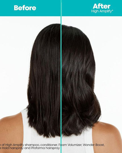High Amplify Foam Volumizer provides full-bodied lift and support for touchable thickness. Lightweight whip adds conditioning shine and lasting body.