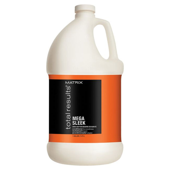 Mega Sleek Shampoo is formulated with Shea Butter to reduce frizz, smooth hair and provide humidity protection for clients with the most rebellious, unruly hair. Smoothing Shampoo. Cleanses hair and controls frizz. Protects hair against humidity.