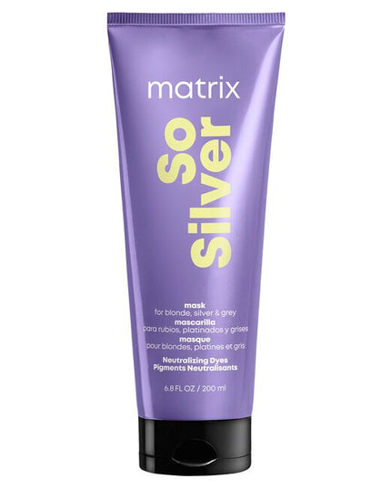 The So Silver Deep Conditioning Toning Hair Mask thinks like a toner and conditions like a deep treatment. It is customizable to enhance all blonde and grey hair colors with a cool finish. 