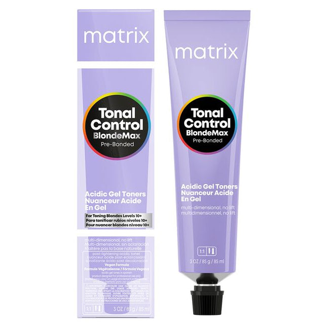 Matrix's 1st Acidic Gel-Cream Toners With Real-Time Visible Oxidation
Tonal Control Pre-Bonded is an acidic, demi-permanent hair color ideal for glossing, toning, and post-lightening control. 