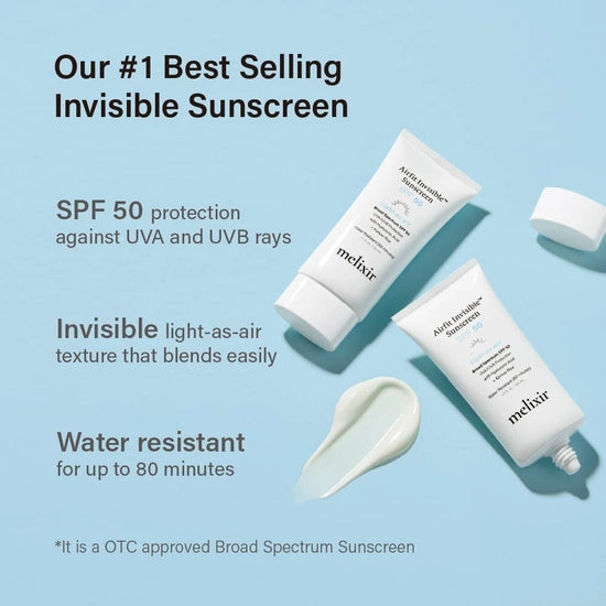Invisible Vegan Sunscreen with Korean Rice and Hyaluronic Acid. 
