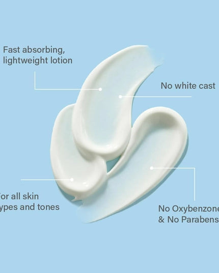 Invisible Vegan Sunscreen with Korean Rice and Hyaluronic Acid. 