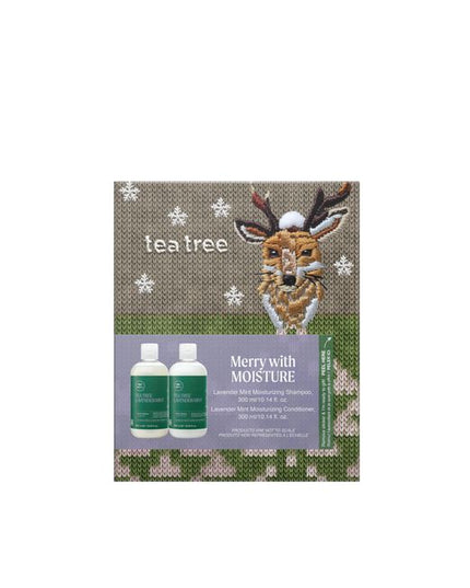 Merry with Moisture Set Includes:
(1) - Lavender Mint Moisturizing Shampoo, 10.14 fl. oz.
(1) - Lavender Mint Moisturizing Conditioner, 10.14 fl. oz.