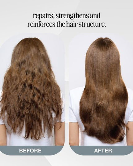 Repairs hair bonds and progressively restores them for long-lasting results, without weighing hair down. Formulated with milk proteins and enhanced with NutriBond Complex™, a naturally derived blend of rice proteins, amino acids and hyaluronic acid. Scientifically proven to instantly repair hair bonds and reconstruct damaged hair for stronger, healthier looking hair you can feel.