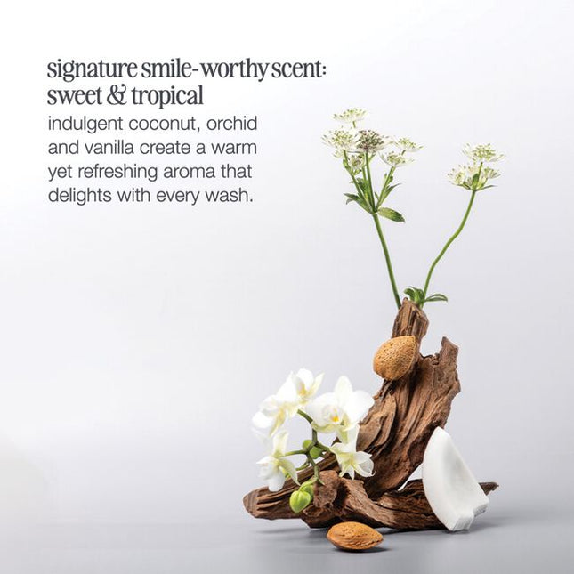 Protects hair fiber from heat damage up to 230°C/446°F. Provides softness and shine to the hair with an intense smoothing action. Formulated with milk proteins and enhanced with NutriBond Complex™, a naturally derived blend of rice proteins, amino acids and hyaluronic acid that repairs hair bonds for stronger, healthier looking hair you can feel.