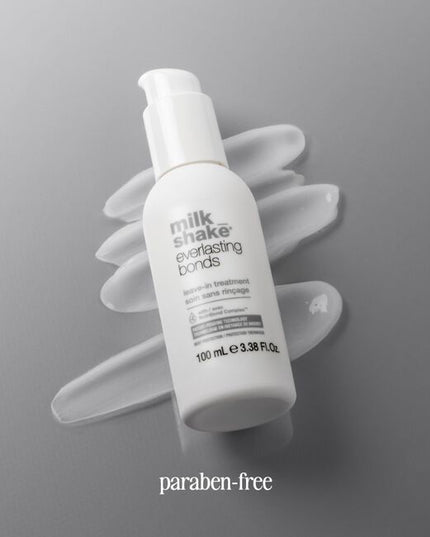 Protects hair fiber from heat damage up to 230°C/446°F. Provides softness and shine to the hair with an intense smoothing action. Formulated with milk proteins and enhanced with NutriBond Complex™, a naturally derived blend of rice proteins, amino acids and hyaluronic acid that repairs hair bonds for stronger, healthier looking hair you can feel.