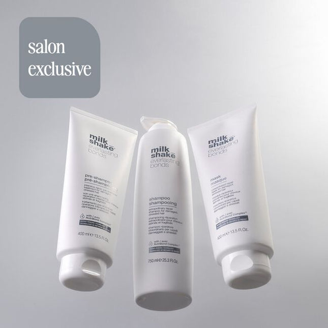Intensively repairs, strengthens and reconstructs hair in just one use. Formulated with milk proteins and enhanced with NutriBond Complex™, a naturally derived blend of rice proteins, amino acids and hyaluronic acid. Scientifically proven to instantly repair hair bonds and reconstruct damaged hair for stronger, healthier looking hair you can feel.