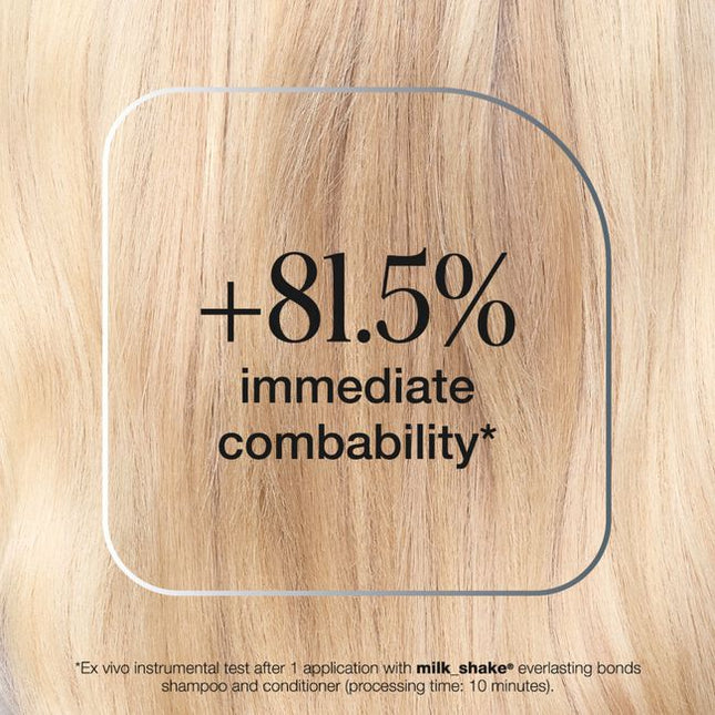 Gently cleanses while repairing and reinforcing damaged hair bonds. Formulated with milk proteins and enhanced with NutriBond Complex™, a naturally derived blend of rice proteins, amino acids and hyaluronic acid. Scientifically proven to instantly repair hair bonds and reconstruct damaged hair for stronger, healthier looking hair you can feel.