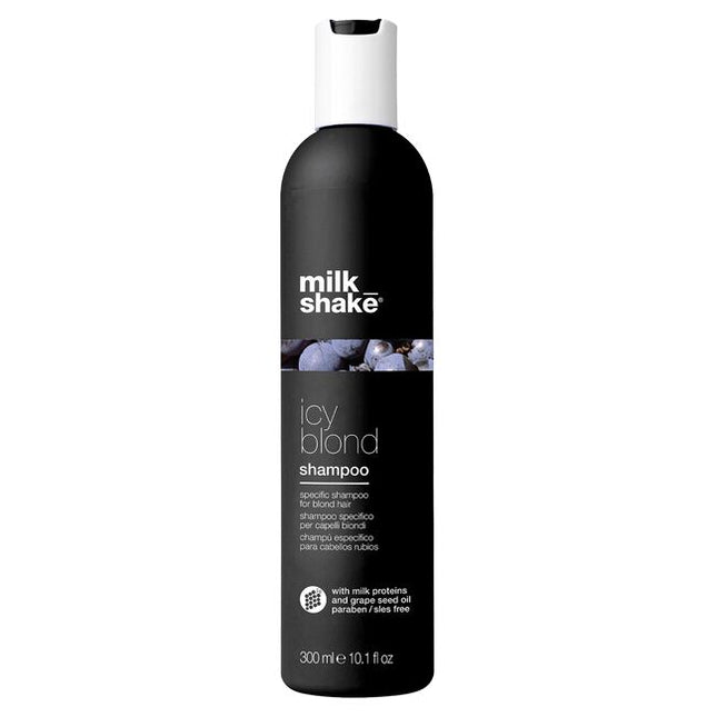 milk_shake icy blond shampoo is a color-depositing toner & cleanser all in one. This isn't your average purple shampoo for blonde hair.