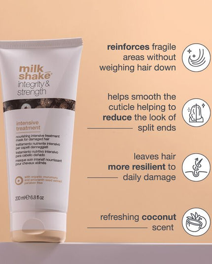Rich, creamy mask delivers targeted care to restore softness and manageability to dry, damaged strands. With a blend of organic murumuru butter and amaranth seed extract, it deeply nourishes, smooths frizz, and supports hair’s natural strength. Hair feels instantly softer, easier to detangle, and more resilient to everyday stress.