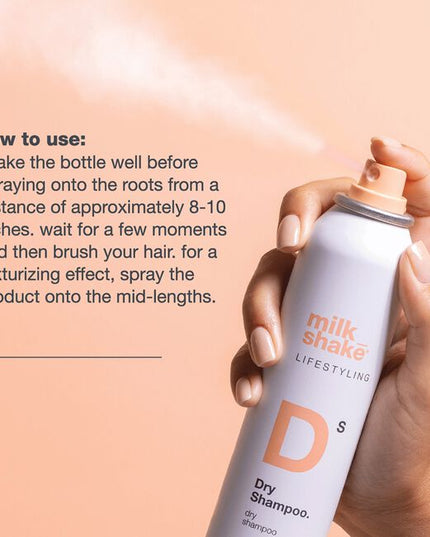 A weightless dry shampoo that instantly refreshes the hair and scalp with a clean, matte finish. This ultra-light spray absorbs excess oil and impurities without leaving any white cast or residue—even on dark hair—leaving strands feeling clean, lifted, and full of life.