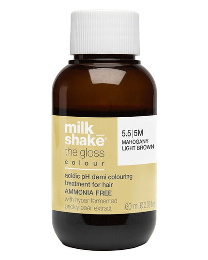 The Gloss Colour delivers beautiful color tones without modifying hair’s natural structure. This unique hair color treatment deposits color, increased shine, and improves the overall health of the hair.