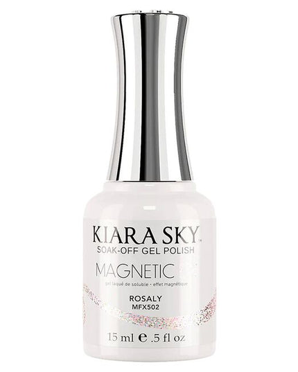 Experience the magic of magnetized nails with the Kiara Sky MagneticFX Collection. This stunning range of cat-eye gel polishes brings depth, dimension, and shimmer to every manicure. Infused with ultra-fine magnetic pigments, each shade transforms under the swipe of a magnet to reveal a mesmerizing, multi-dimensional effect.