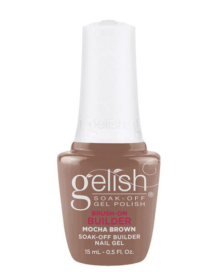 Gelish's Brush-On Builder is an all-in-one gel product that can extend, overlay, build, and create nail art. The LED cured gel coat has a unique self-leveling formula that provides perfect control to prevent sidewall flooding!
