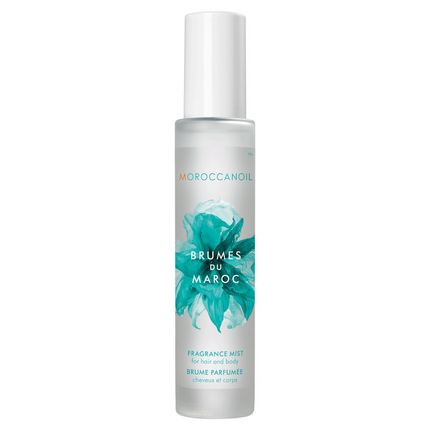 Experience the signature Moroccanoil scent a blend of spicy amber and sweet floral notes with Brumes du Maroc Hair and Body Fragrance Mist, the highly anticipated first-ever fragrance offering from Moroccanoil. This lightweight, all-over mist includes antioxidant-rich argan oil and Vitamin E to help nourish and hydrate hair and skin, plus innovative UV absorber technology to help protect hair and preserve natural haircolor.