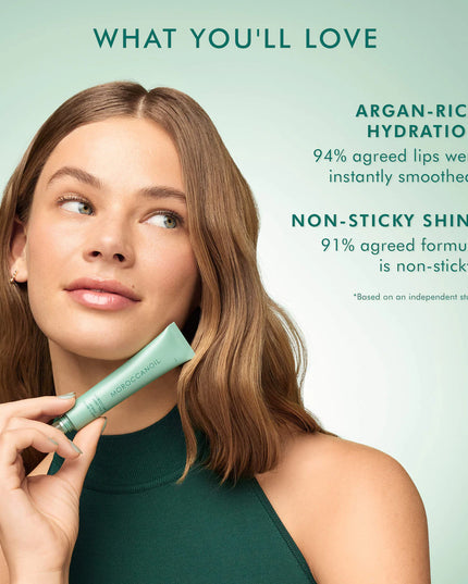 A limited-edition bundle featuring all three flavors of Moroccanoil’s hydrating Argan Butter Lip Balm.