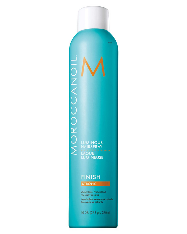 Luminous Hairspray Strong is formulated with a combination of highly sophisticated ingredients infused with argan oil. This lightweight and workable hairspray offers a long-lasting, flexible hold, without leaving a sticky residue.