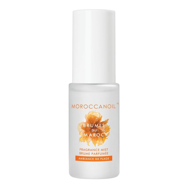 Transport your senses with Moroccanoil Brumes du Maroc Fragrance Mist for Hair and Body. Lightweight spray hydrates and refreshes, while its nourishing formula—infused with argan oil and Vitamin E—won’t disrupt hairstyles and can be used throughout the day as a head-to-toe refresher. UV absorber helps preserve natural color and prevent hair damage from sun exposure.