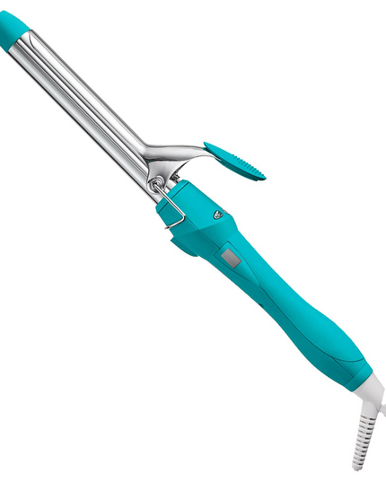 The Moroccanoil Everlasting Curl Titanium Curling Iron delivers shiny, long-lasting curls with an extra-long titanium barrel for fast performance, even heat distribution, and frizz-free results.