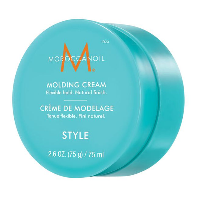 Moroccanoil Molding Cream is a fiber-rich, emollient cream that can be used as a leave-in shaper for creating styles with flexible structure and effortless definition—from backstage looks to street-inspired styles. This versatile formula is infused with thickening fibers that help the hair appear thicker and fuller, with natural-looking texture and enhanced definition, while argan and olive oils work to moisturize, condition, and tame frizz and flyaways.