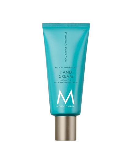 Moroccanoil Body Hand Cream Fragrance Originale is a luxurious and concentrated hand moisturizer created with nutrient-rich argan oil and avocado oil as well as cocoa, shea and mango butters to moisturize and help repair dry hands. The weightless hand cream absorbs into the skin quickly to leave them soft and supple. Delicately fragranced with the signature Moroccanoil scent.