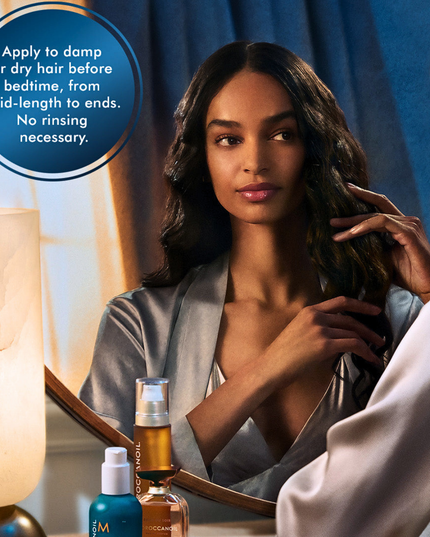 Transform your hair while you sleep with Morccanoil Overnight Leave-in Mask—the ultimate solution for dry, dehydrated strands. This leave-in mask makes your morning routine effortless by reducing frizz, minimizing split ends, and preventing tangles while you sleep for lasting smoothness.